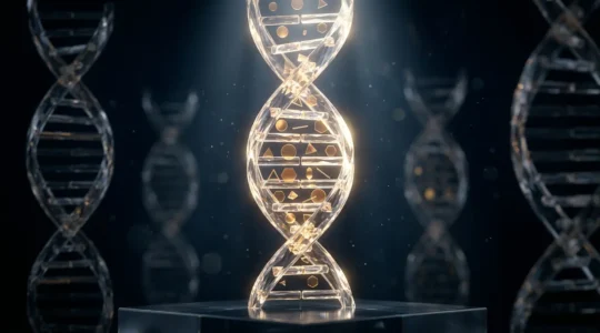 Vision symbolique de l'ADN unique d'une marque qui éclipse ses concurrents