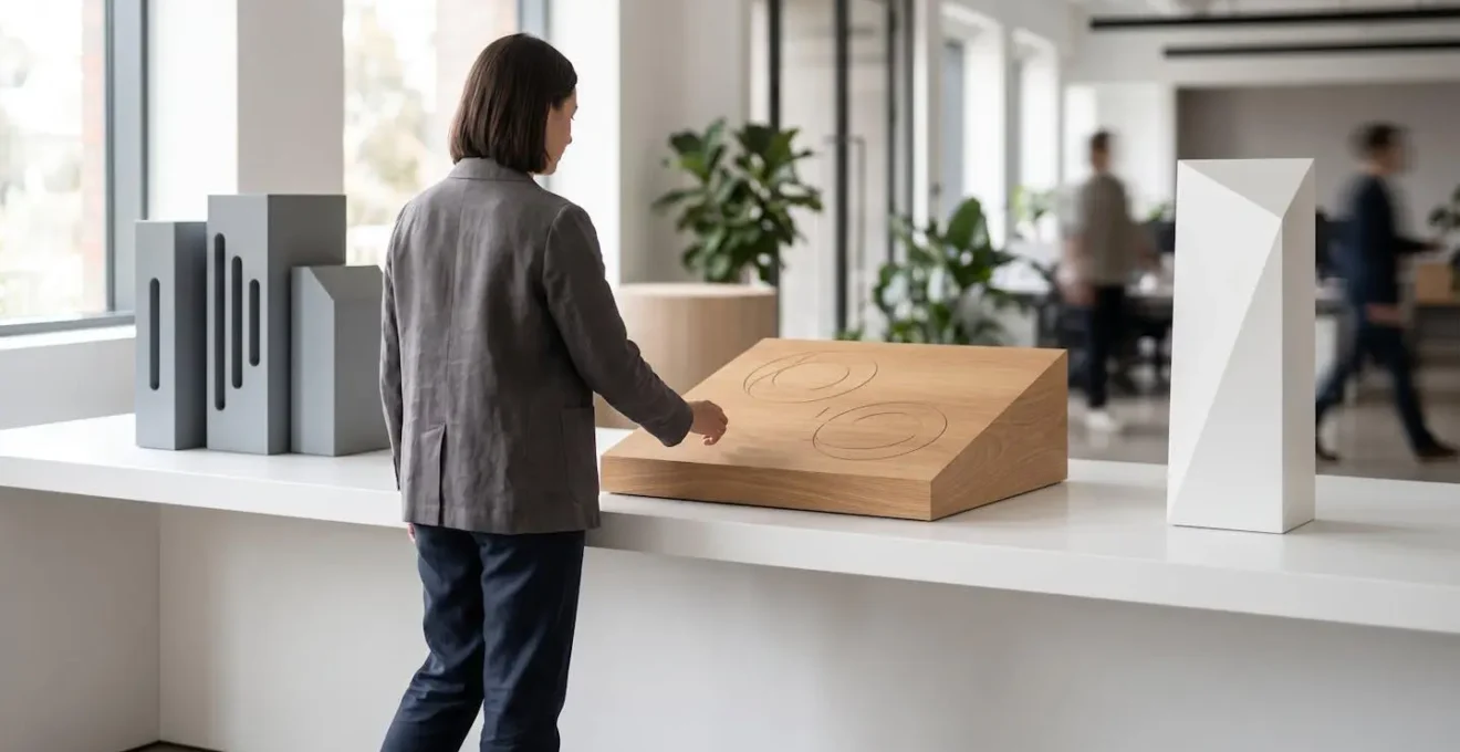 Interface de checkout e-commerce stylisée montrant les zones de suggestion produit
