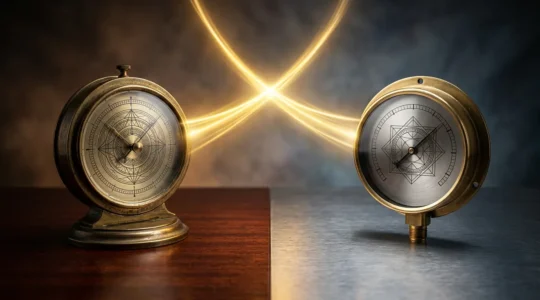 Vue d'ensemble métaphorique de la réconciliation des données entre Analytics et Back-Office