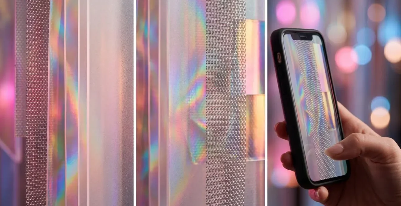 Installation artistique conçue pour le format vertical des stories Instagram