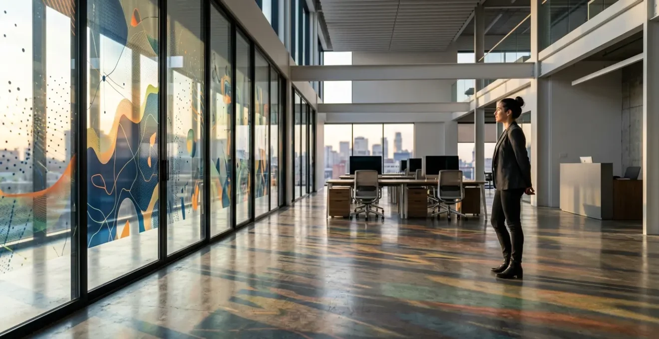 Professionnels analysant des métriques clés sur des écrans dans un environnement de travail moderne