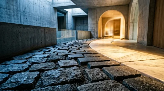 Métaphore visuelle d'un parcours de transformation du prospect en client fidèle